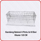 Battery Wire Cage - Laying Chicken Cage 4 Doors Contents of 8 1