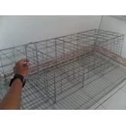 Battery Wire Cage - Laying Chicken Cage 4 Doors Contents of 8 3