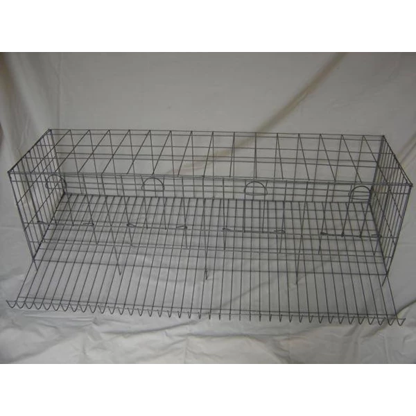 Battery Wire Cage - Laying Chicken Cage 4 Doors Contents of 8