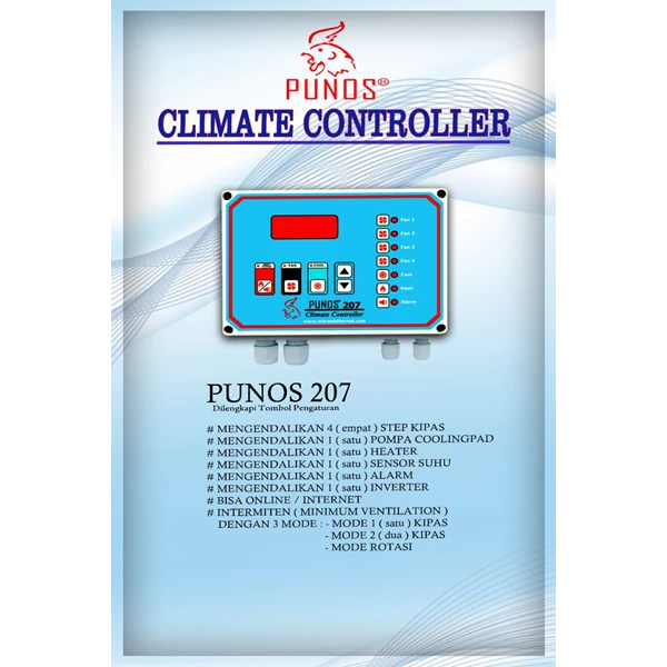 Climate Controller PUNOS 207 ( 1 Sensor Suhu)