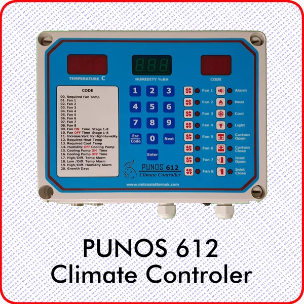 Climate Control PUNOS 612 (3 Temperature Sensor + 1 Humadity Sensor)