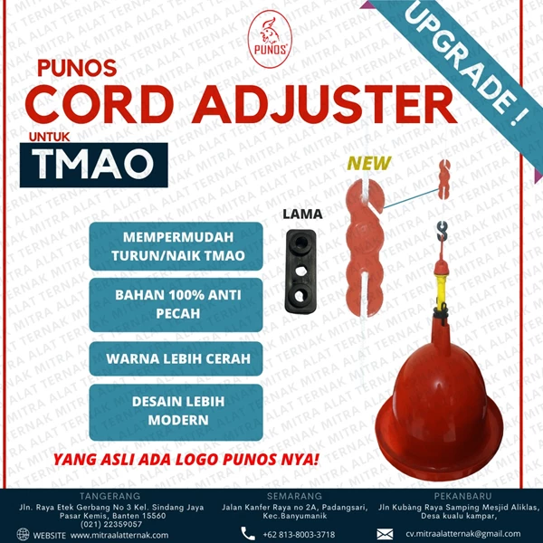 Cord Adjustor Punos - Sparepart TMAO